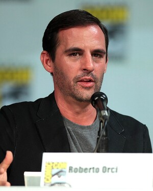 Photo of Roberto Orci speaking at the 2014 San Diego Comic-Con International in San Diego, California