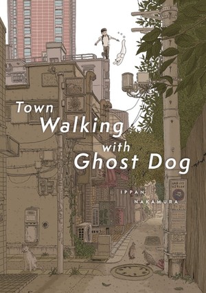Town Walking With Ghost Dog
