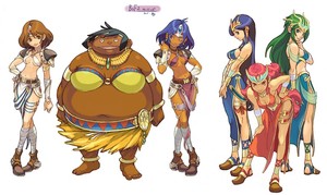 The six Shamans from Breath of Fire II