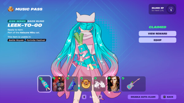 Fortnite Festival, Hatsune Miku