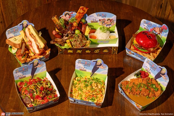 One Piece café menu food
