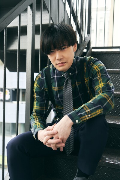 Dai Hasegawa in costume as Iwatetsu for the Nemurubaka film