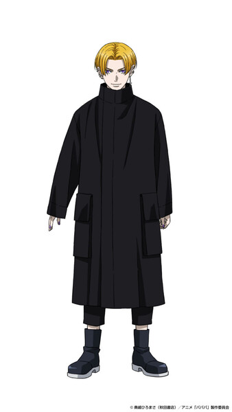 Picture of Nagayoshi in black coat and blonde hair