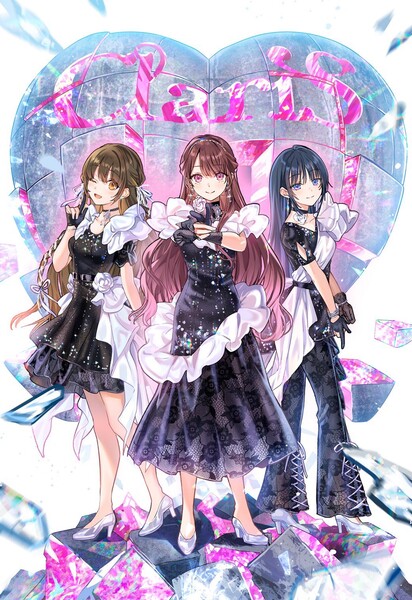 Drawing of ClariS' 3 members