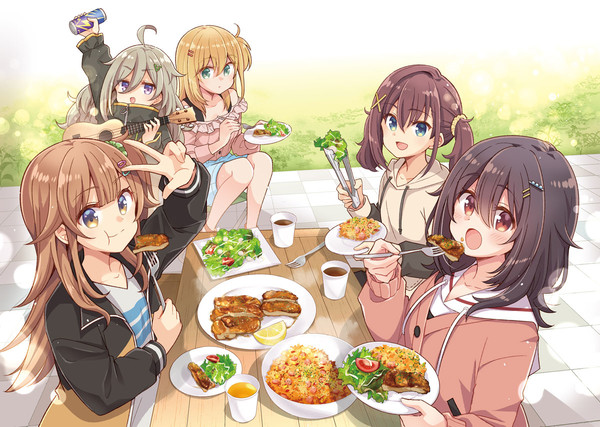 Visual for manga of Hibi wa Sugiredo Meshi Umashi anime