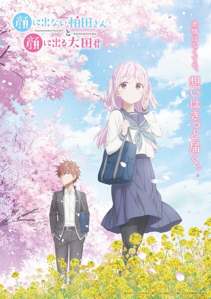 Inexpressive Kashiwada and Expressive anime visual
