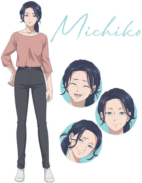 With You and the Rain character visual Michiko