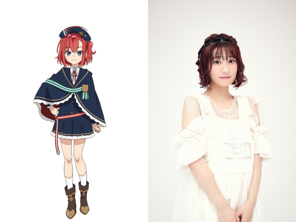 Character design for Lynne and headshot for Miho Okasaki