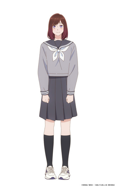 A Star Brighter Than the Sun anime character visual Sae Iwata