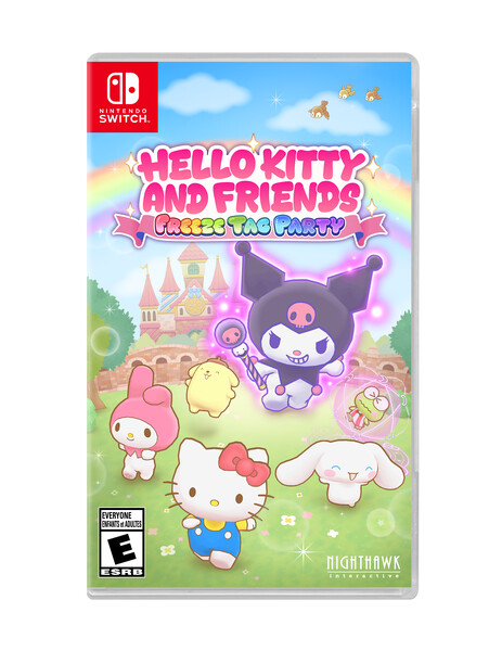 Switch box art for Hello Kitty and Friends: Freeze Tag Party