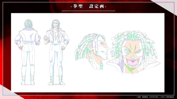 character setting for Ken Sei (Fist Saint)