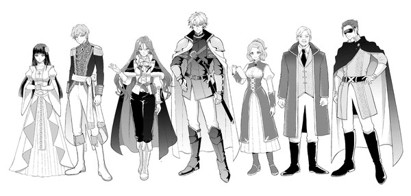 Manga illustration for Tsuihōsareta Akuyaku Reijō wa "Renkin Skill" de Kareinaru Cheat Seikatsu wo Mankitsusuru