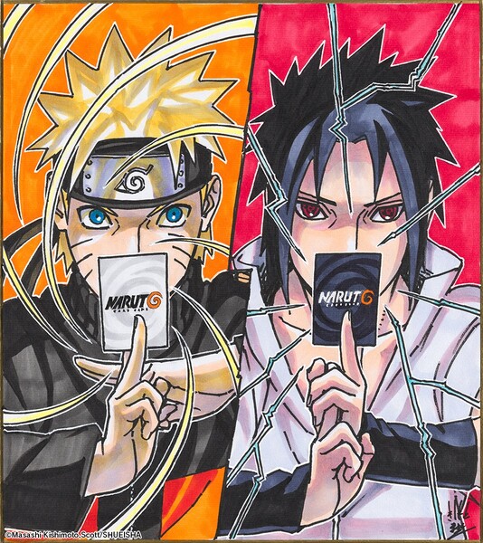 Naruto Card Game commemorative illustration