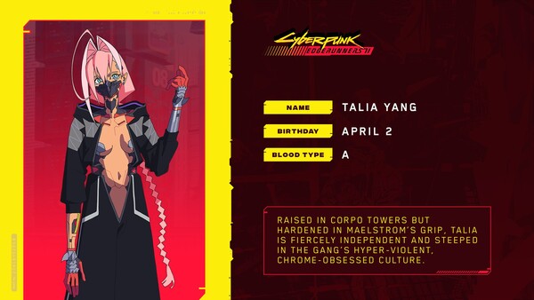 Cyberpunk Edgerunners 2 Talia