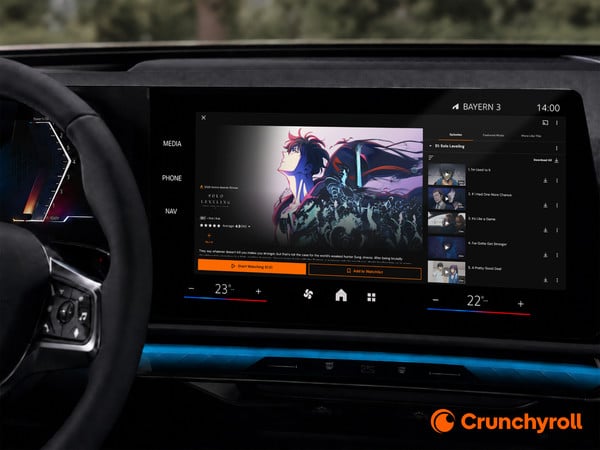 Crunchyroll in cars