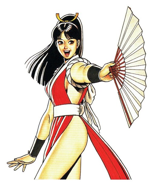 Shinkiro's design for Mai Shiranui circa Fatal Fury Special